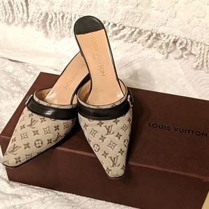 Authentic Louis Vuitton Pointed Slippers